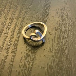Tiffany and Co. authentic sterling silver heart ring
